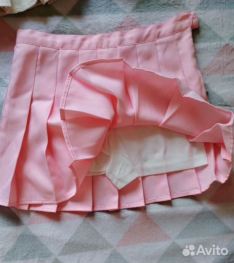 Юбка модная женская розовая 42-44 рр