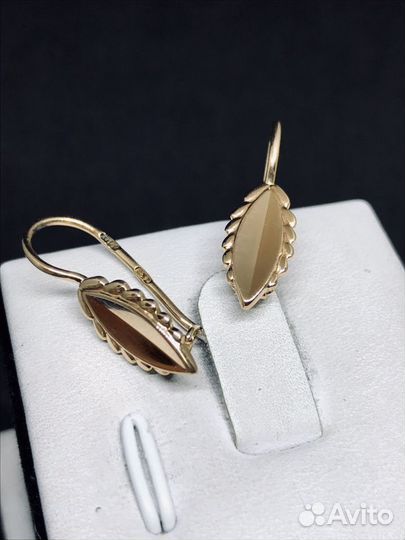 Золотые серьги СССР