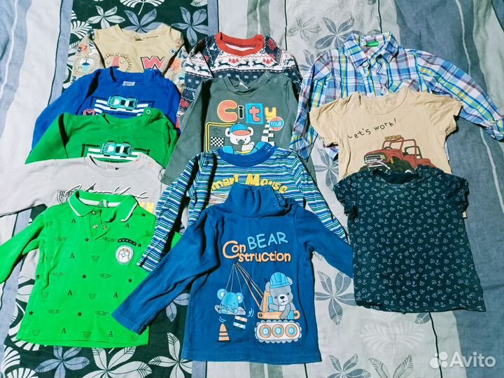 Вещи пакетом на мальчика 80-92
