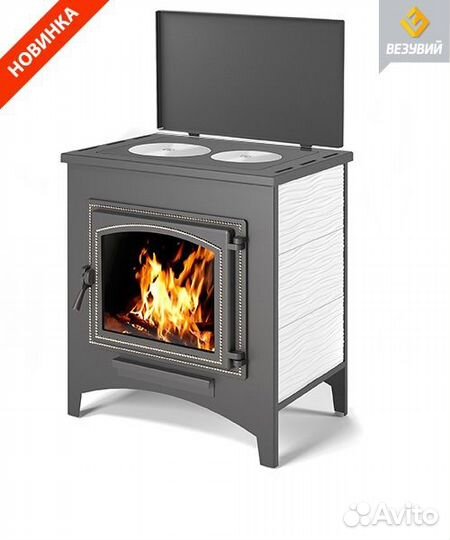 Печь-камин Везувий пк-04(240) с плитой 
