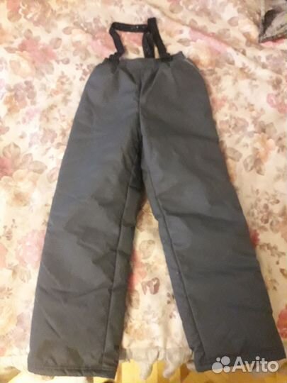 Зимние брюки для девочек 140/36