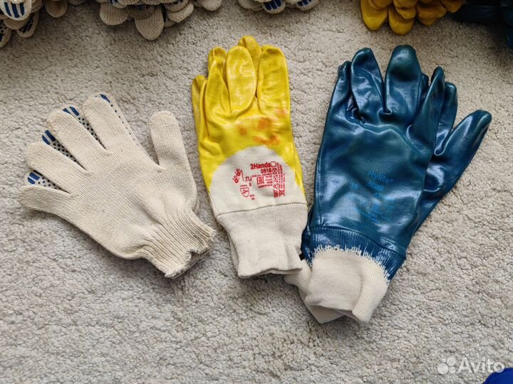 Перчатки х/б с пвх напылением/Перчатки обливные