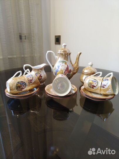 Кофейный сервиз Мадонна.Перламутр.Польша