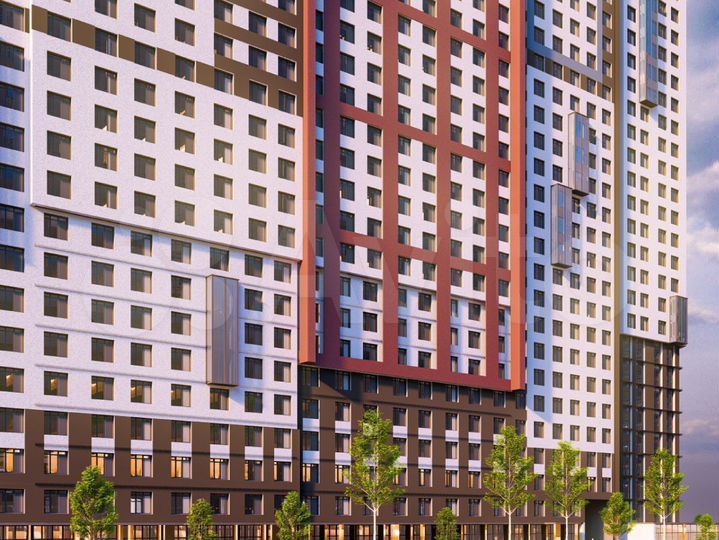 3-к. квартира, 56,9 м², 17/27 эт.