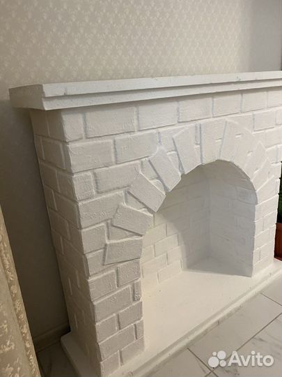 Камин из пинопласта