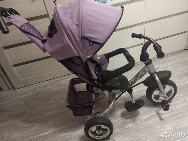 Велосипед коляска с ручкой