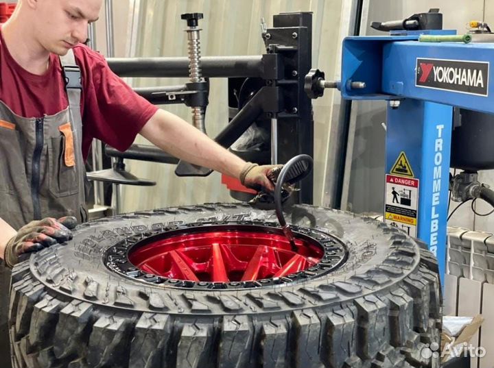 Диск 5х127 8xR17 ET0 с бедлогом Wrangler JK/JL/JT