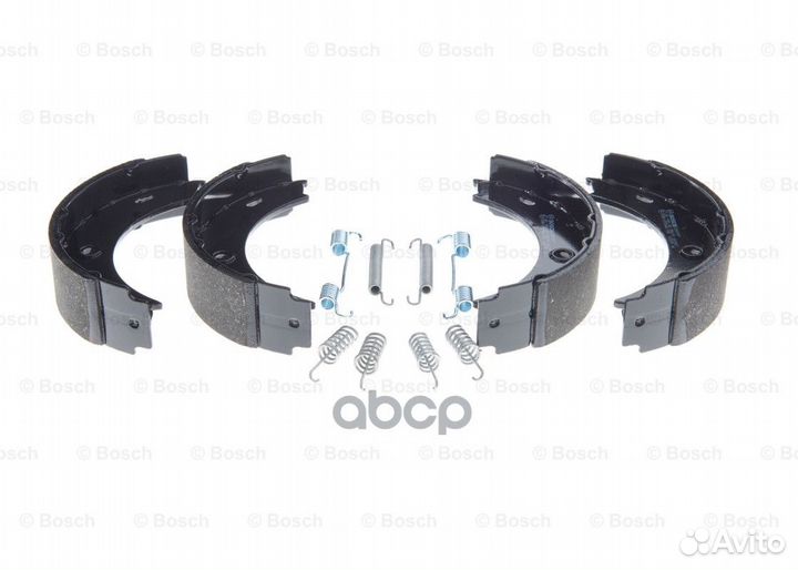 Колодки тормозные барабанные зад 09864876