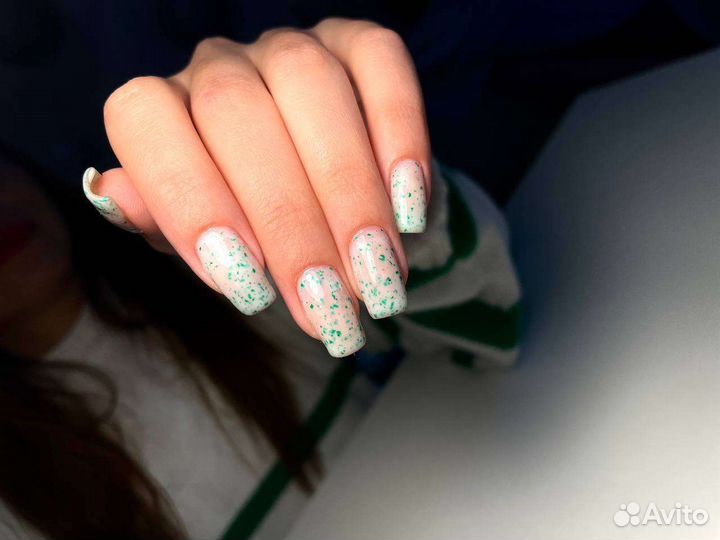 Маникюр наращивание ногтей