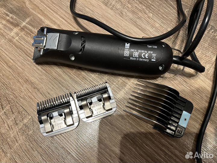 Машинка Moser Max 45 с ножами 3, 5, 25 мм