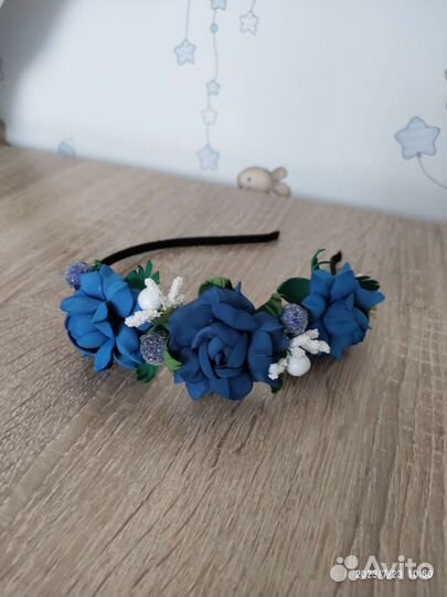 Ободок для волос ручной работы