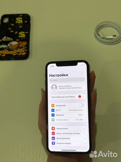 iPhone X 256GB(Акб 83, Ростест, sim)