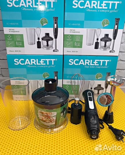 Мощный блендер 4 в 1. Новый