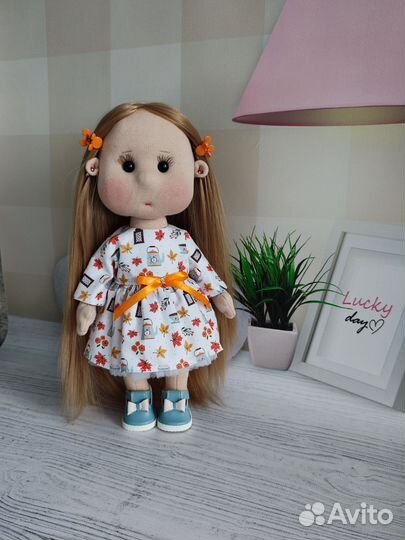 Текстильная кукла, игровая