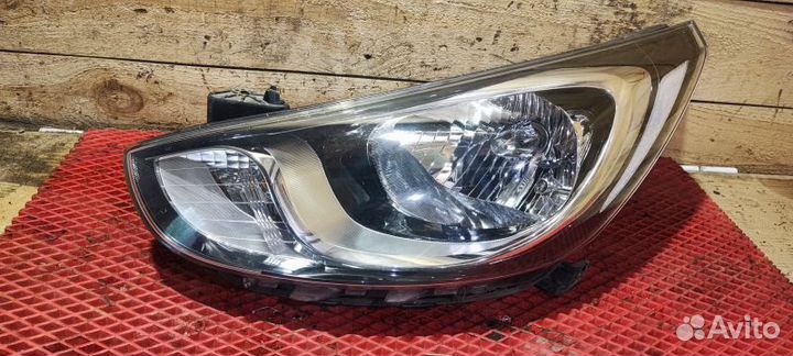 Фара передняя левая Hyundai Solaris