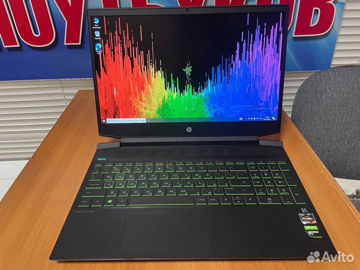 Игровой ноутбук HP / Ryzen 5 / 12ядер / GTX
