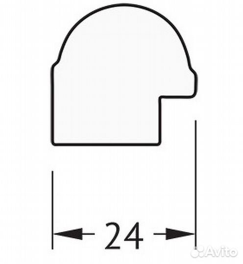 Зеркало Evoform Definite 97х47 BY 0695 в багетной