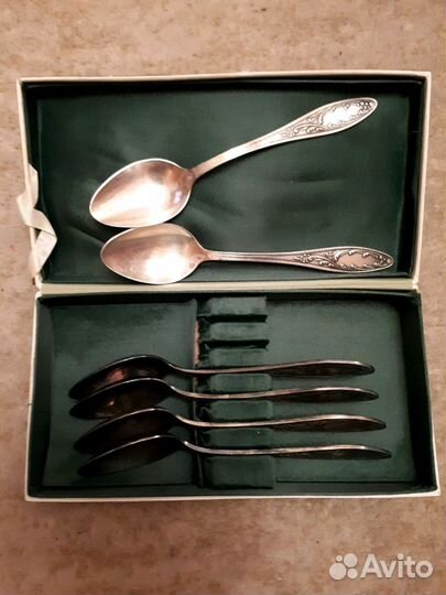 Ложки мельхиор набор 6 штук