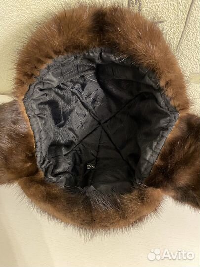 Шапка норковая женская