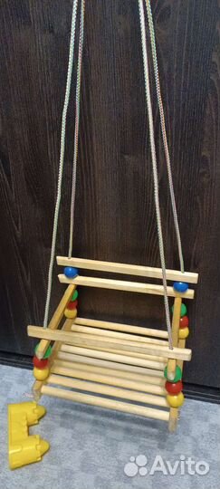 Детские качели уличные бу