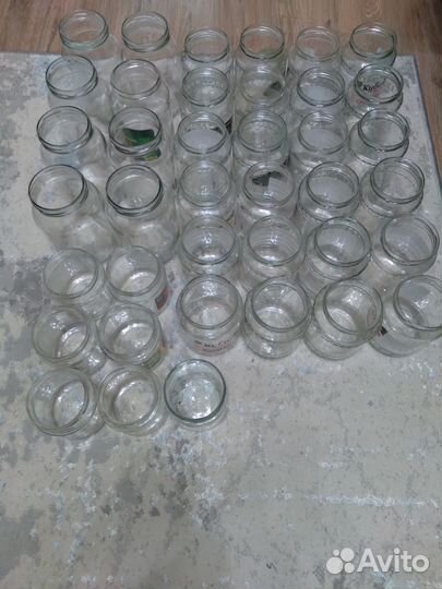 Стеклянные банки, цена за все