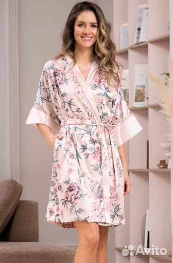 Халат женский короткий, S/M и L/XL