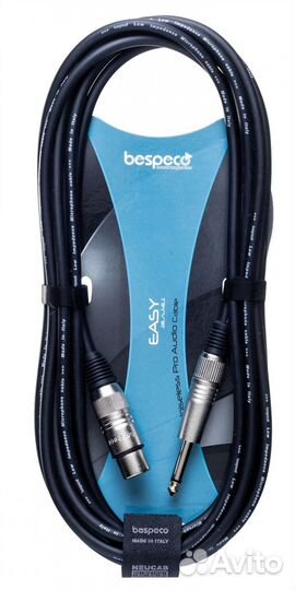Кабель микрофонный Bespeco xcma450 (XLR-Jack 6.3)