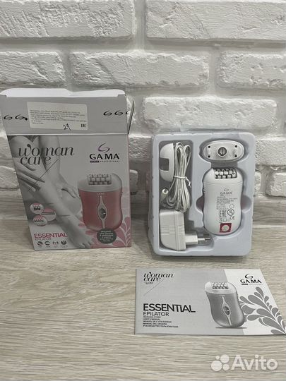 Эпилятор GA.MA essential розовый/белый