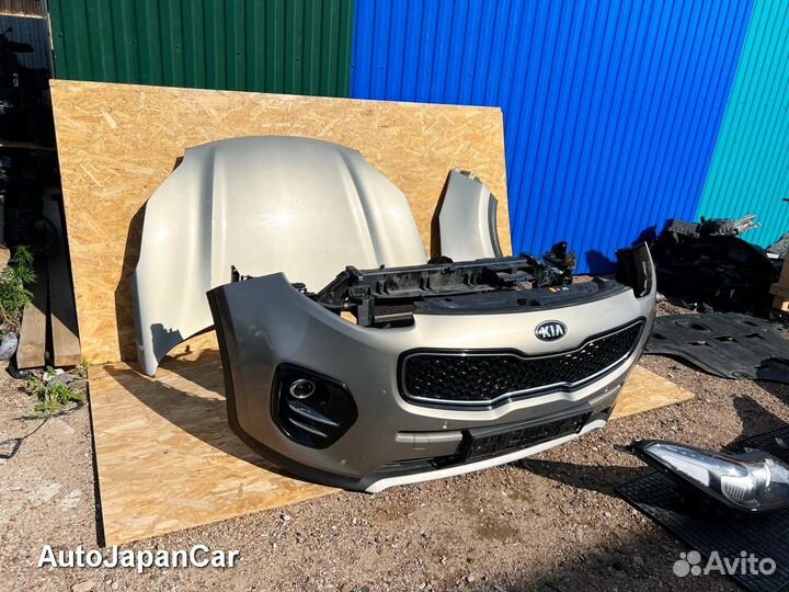 Капот бампер крыло фара Kia Sportage 4 дорест