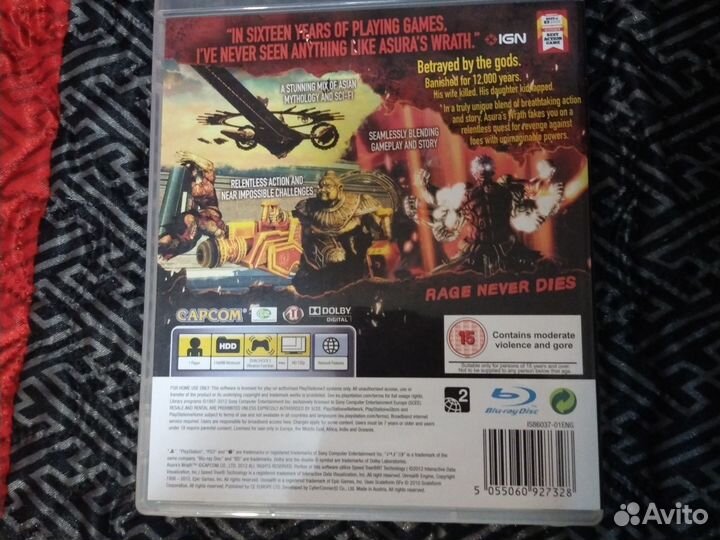 Asura s wrath ps3 в отл сост