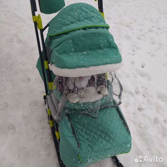 Коляска санки