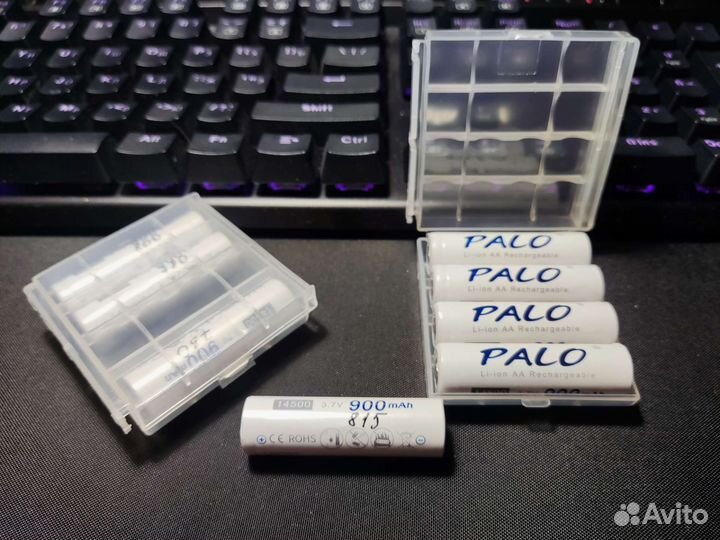 Аккумуляторная батарея 14500 3.7V 900mAh palo