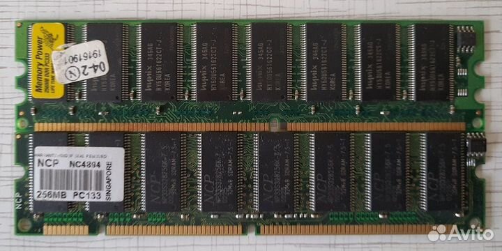 RAM sdram Hynix/NCP, 256Mb, PC133