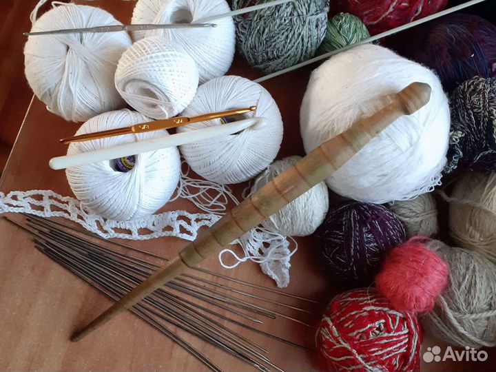Спицы,веретено,нитки
