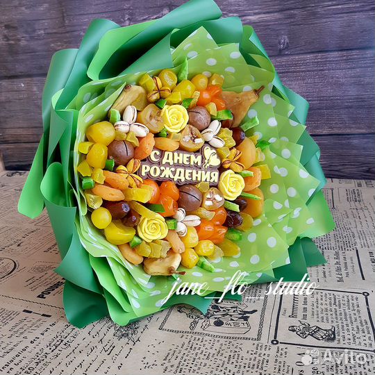 Съедобные букеты для женщин