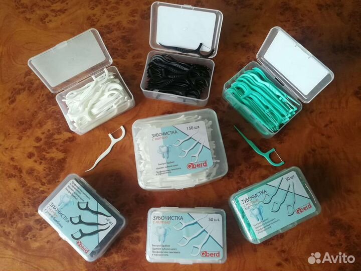 Зубочистки с зубной нитью (флоссеры)