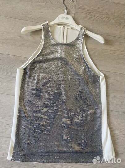 Топ майка Maje с вырезом халтер р. 44