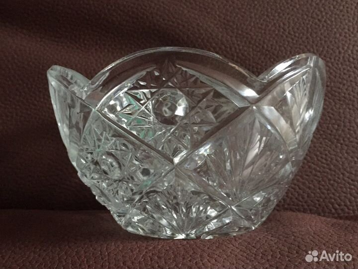 Салатник хрустальный