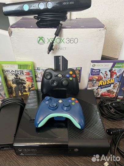 Xbox 360Е 500гб с отличным комплектом