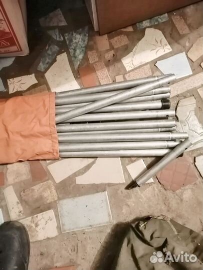 Стойки алюминиевые для палатки СССР с колышками