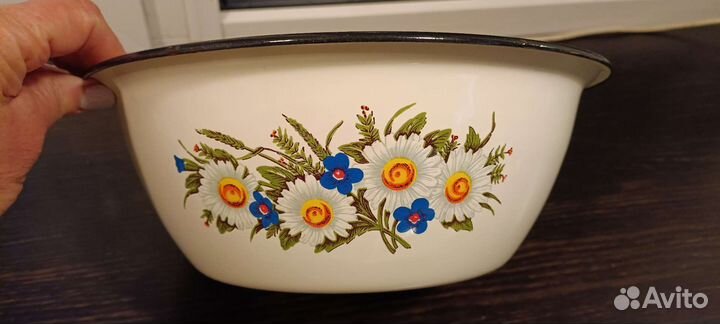 Новый комплект посуды эмалированной