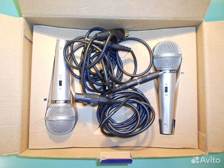 Микрофоны BBK DM-998 комплект 2шт и Philips DM-180