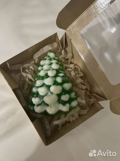 Мыло ручной работы ёлочка