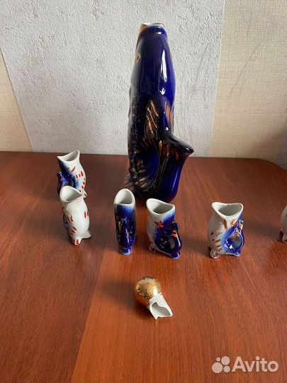 Графин с рюмками СССР