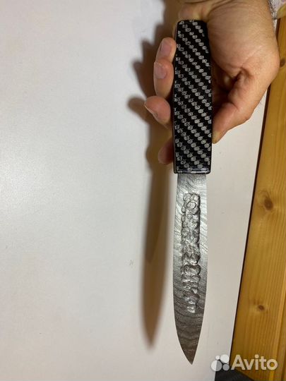 Якутский нож дамасская сталь