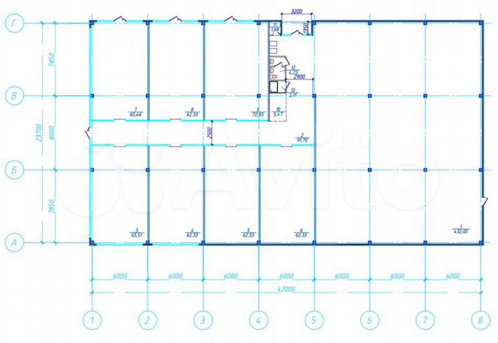 Торговая площадь, 1000 м²