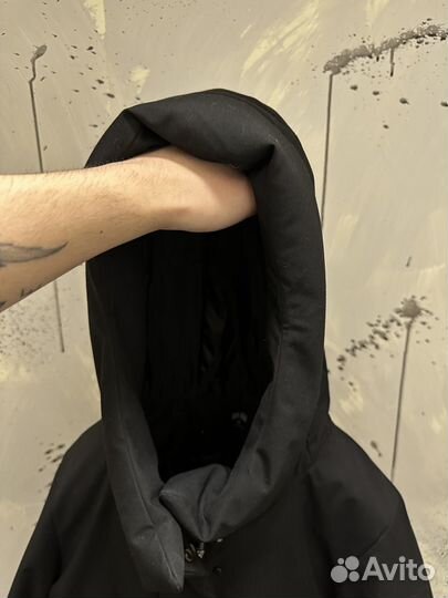 Пуховик Uniqlo Black Logo Over Оригинал