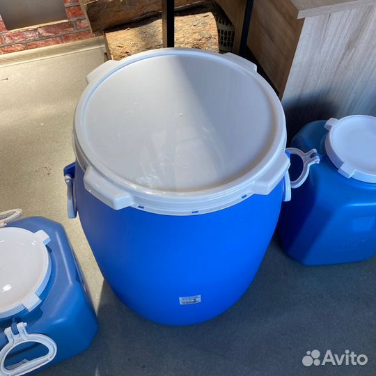 Бочка новая 120 литров из пищевого пластика