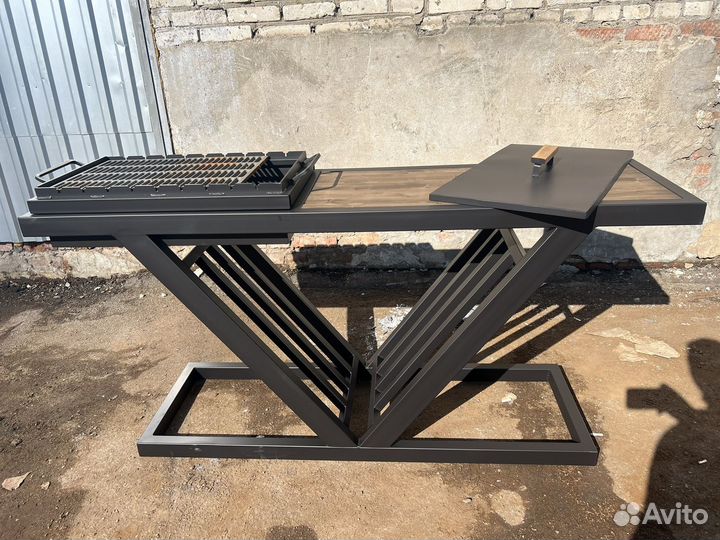 Мангал в стиле лофт