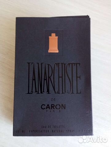 L'Anarсhiste de Caron edt объявление продам